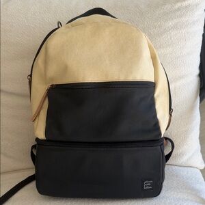 Petunia Pickle Bottom Black and Cream Backpack